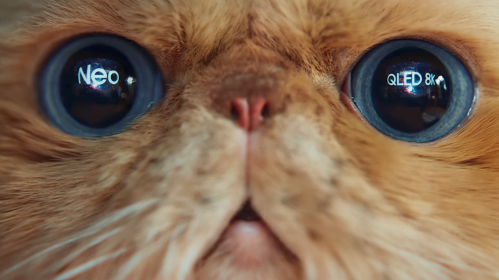 Bilde fra reklamen Neo QLED fra Samsung