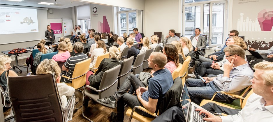Godt oppmøte på MediefrokostGodt oppmøte på Mediefrokost