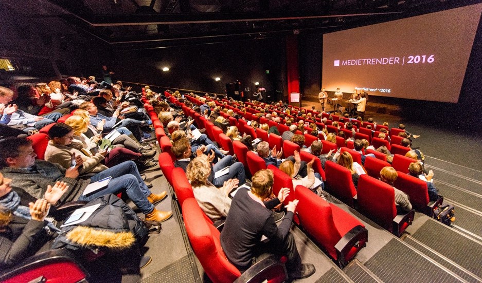 Fullsatt sal på Filmens Hus