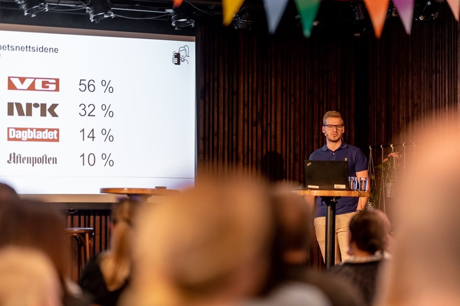 Jonas Østnes fra Kantar presenterer Medietrender Ung.